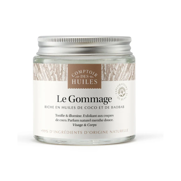 COCONUT FACE AND BODY SCRUB BAOBAB OIL POT 100ML