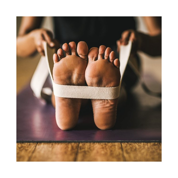 YOGA STRAP 1.8 M GRAY