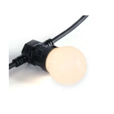 GUIRLANDE 10M 100 LED BLANC CHAUD 230V