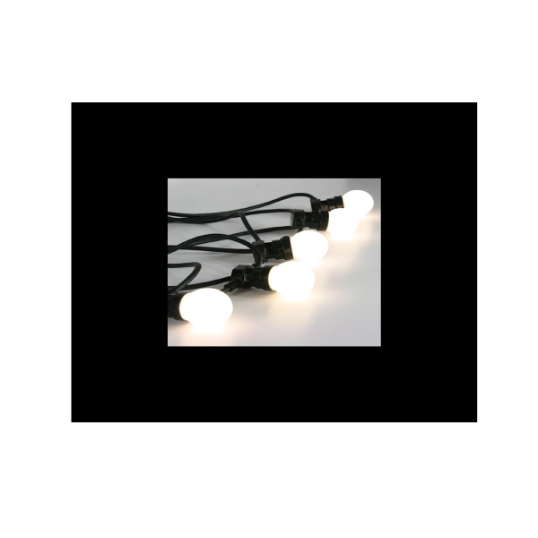 GARLAND 10M 100 LED QUENTE BRANCO 230V