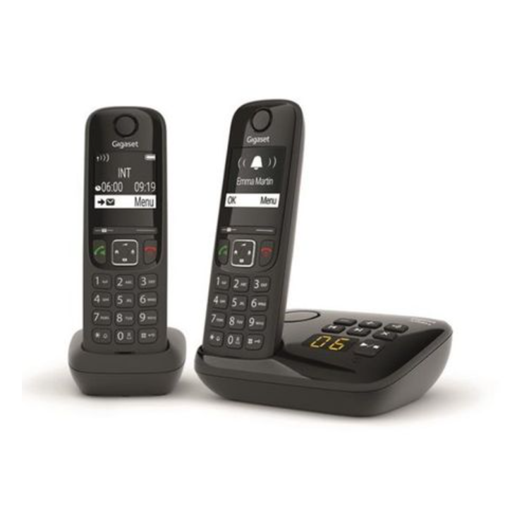 TELEFONE CASA SEM FIO DUO AS69A0 PRETO
