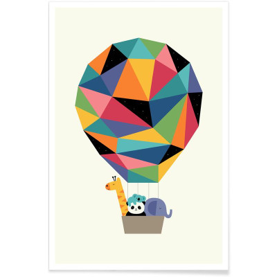 AFFICHE FLY HIGH TOGETHER 60x90