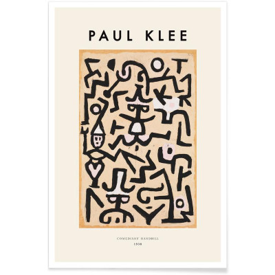 AFFICHE KLEE COMEDIAN'S HANDBILL 60x90