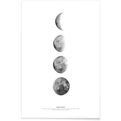 AFFICHE PHASES OF THE MOON 60x90