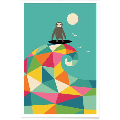 AFFICHE SURF UP 60x90