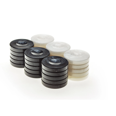 LADY'S TILE PEARL PRETO E BRANCO 3X6MM