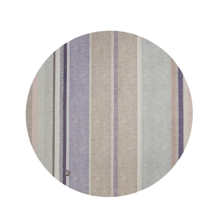 LINEN LINE RESTORATIVE ROUND YOGA MAT