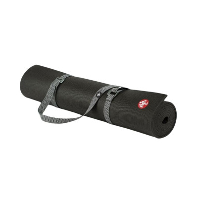 BLACK HANDS-FREE YOGA MAT HOLDER STRAP