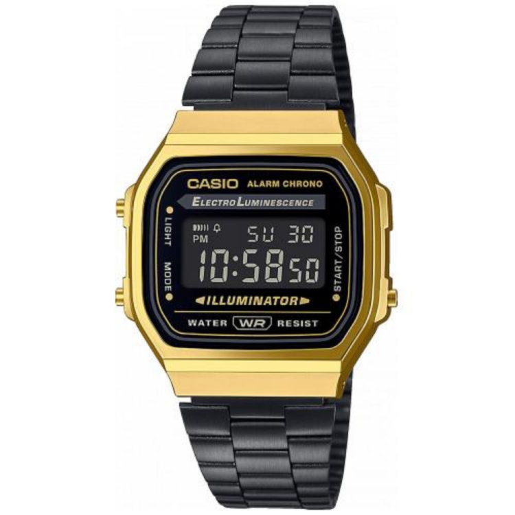 MONTRE HOMME VINTAGE NOIR ET OR