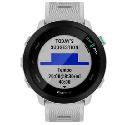 FORERUNNER 55 WHITE WATCH 2