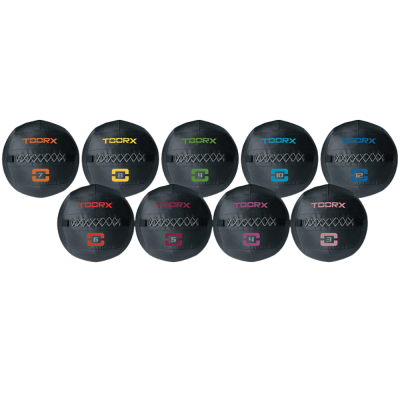 WALL BALL 35 CM 5 KG PRETO E ROSA ESCURO