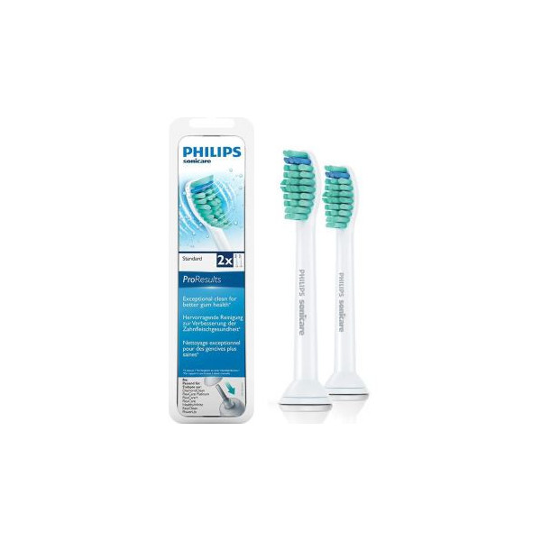 PACK OF 2 PRORESULT ELECTRIC TOOTHBRUSH HEADS