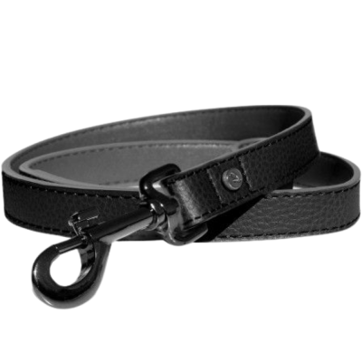 LAISSE DANDY 100X2 CM CUIR NOIR