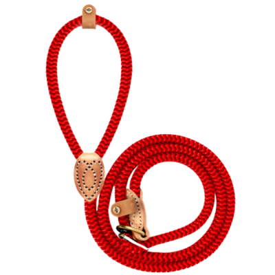 LAISSE POUR CHIEN LASSO DJANGO 130X1.2 CM ROUGE