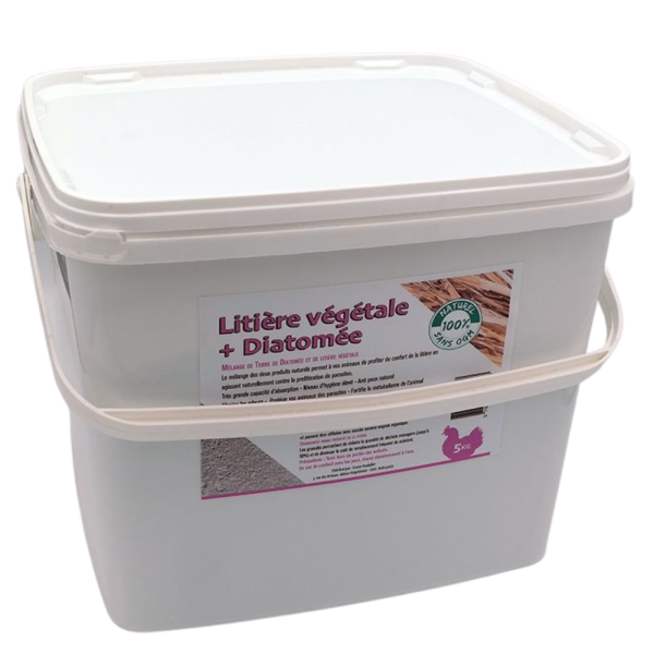 PLANT LITTER + DIATOME ANTI-LICE 8 KG