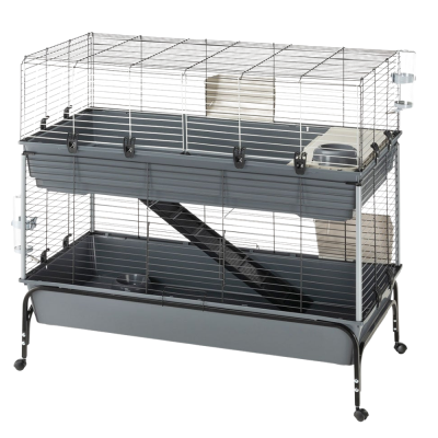 CAGE LAPIN 120 DEUX ETAGES