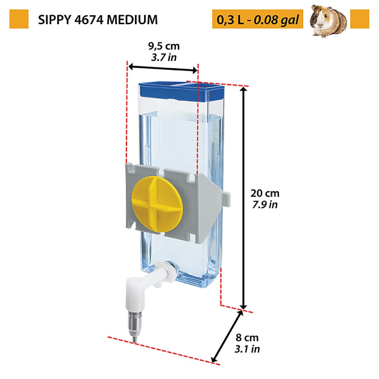 BEBEDOR MÉDIO SIPPY 4674
