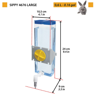 SIPPY 4676 LARGE RODENT DRINKER 2