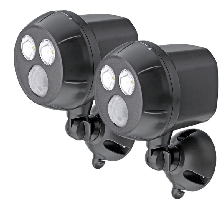 EXTERIOR SPOTLIGHT ULTRABRIGHT SPOTLIGHT BLACK (SET OF 2)