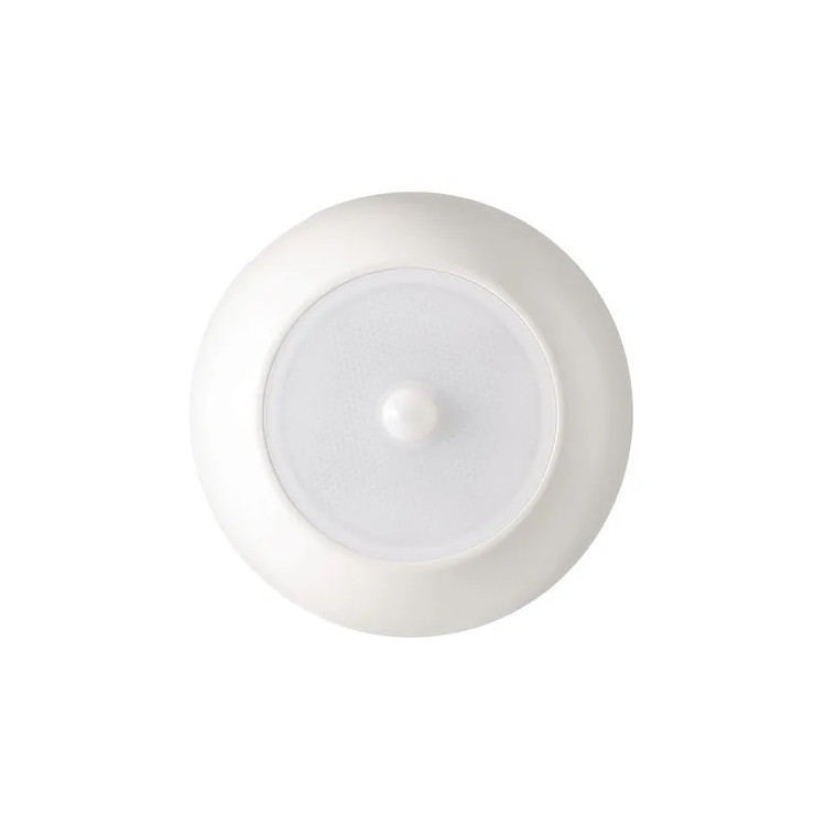 LUZ DE TETO LED COM DETECTOR BRANCO