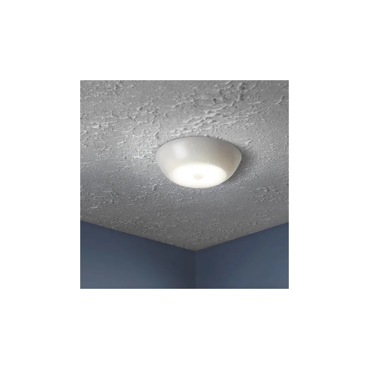 LUZ DE TETO LED COM DETECTOR BRANCO