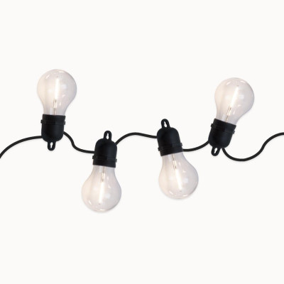 GUINGETTE GARLAND 4,5M- E27 - 10LED 230V WARM WHITE