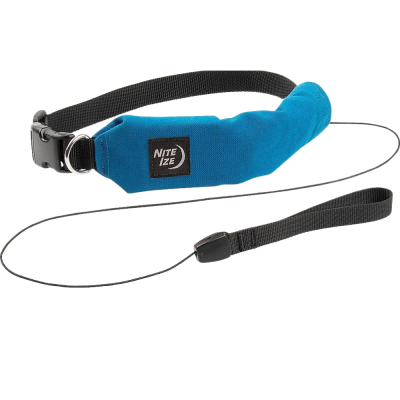 COLLIER ET LAISSE RETRACTABLE 91CM RADDOG TM BLEU