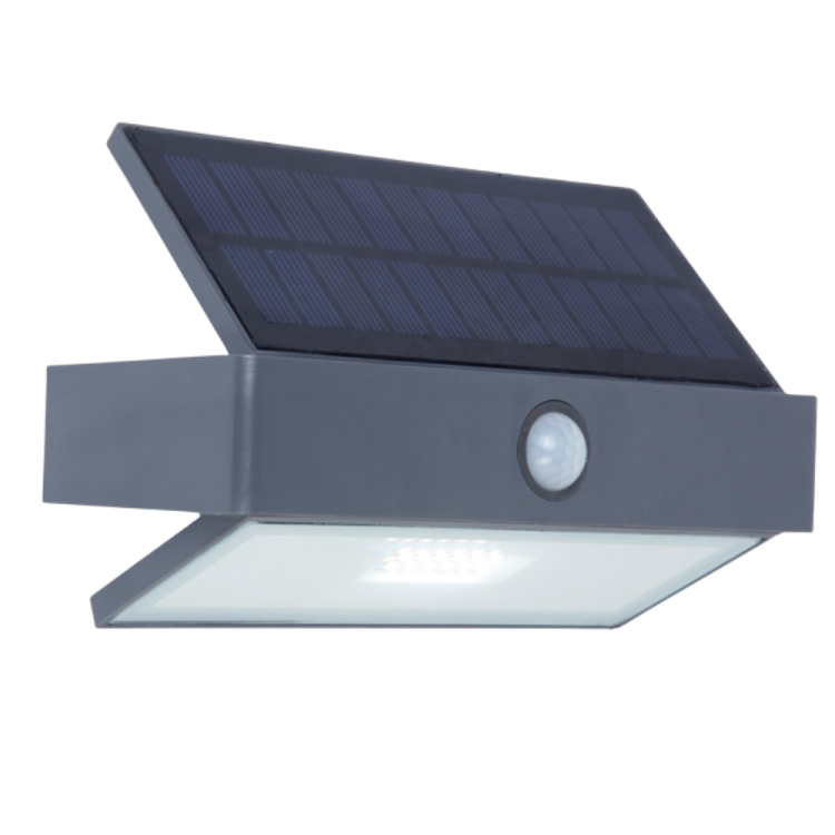 PAREDE EXTERIOR SOLAR DE SETA COM DETECTOR DE MOVIMENTO