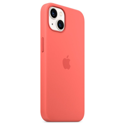 COQUE SILICONE AVEC MAGSAFE POUR IPHONE 13 MINI POMELO ROSE 2