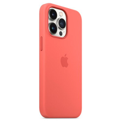 COQUE SILICONE AVEC MAGSAFE POUR IPHONE 13 PRO POMELO ROSE 2