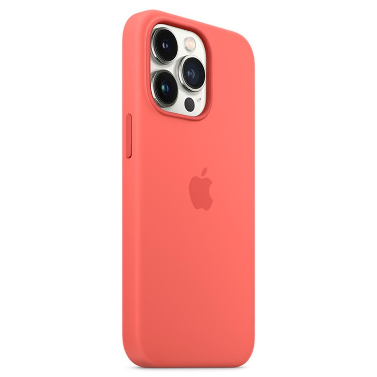 ESTOJO DE SILICONE COM MAGSAFE PARA IPHONE 13 PRO PINK POMELO
