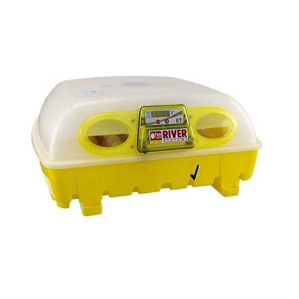COUVEUSE DIGITALE SEMI-AUTOMATIQUE POUR 49 OEUFS JAUNE