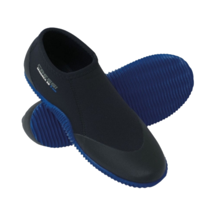 RCA BLACK AND BLUE SHORT BOOTS
