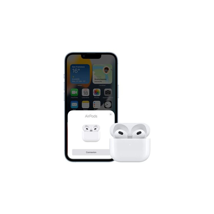 AIR POD S 3 WITH CHARGING CASE WHITE 2021