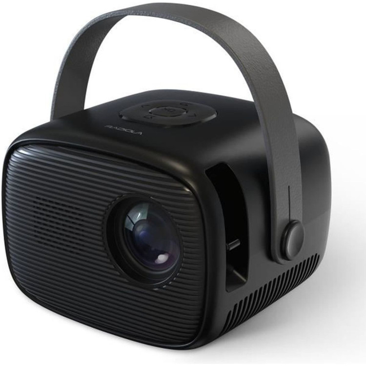 MINI VIDEOPROJETOR LED HD PRETO