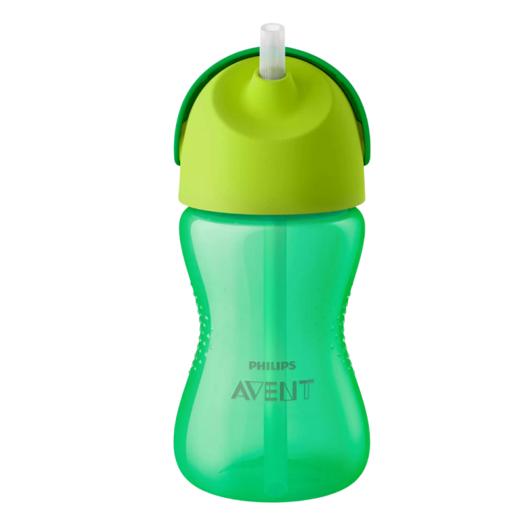 COPO INFANTIL COM PALHA 12 MESES + 300 ML