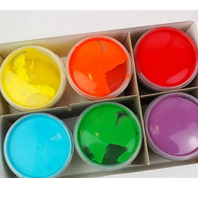 CAIXAS DE PINTURA DE DEDO DE 6 CORES 2