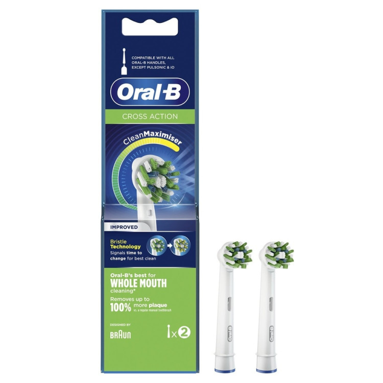 CABEÇAS DE ESCOVA DE AÇÃO CRUZADA ORAL B (X24)