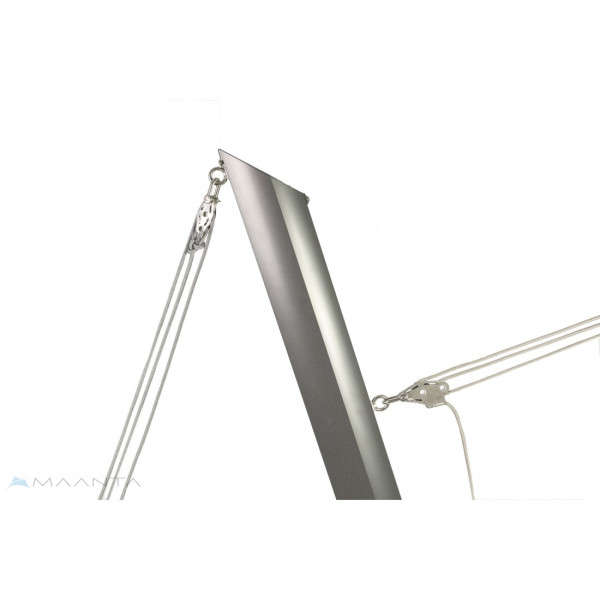 CORDA PRATA DO BACKSTAY MÚSCULO X3 EQUIPADA