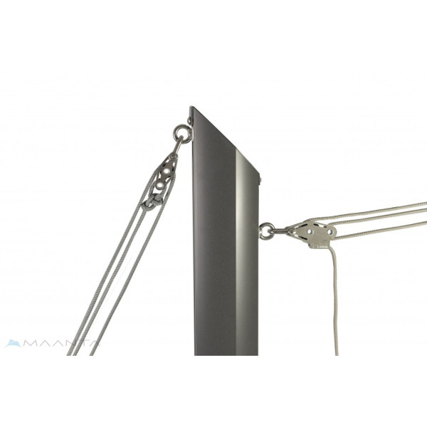 CORDA PRATA DO BACKSTAY MÚSCULO X3 EQUIPADA