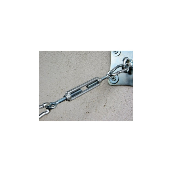 KIT DE FIXAÇÃO DE PAREDE ÚNICA DE AÇO INOX/GALVANIZADO