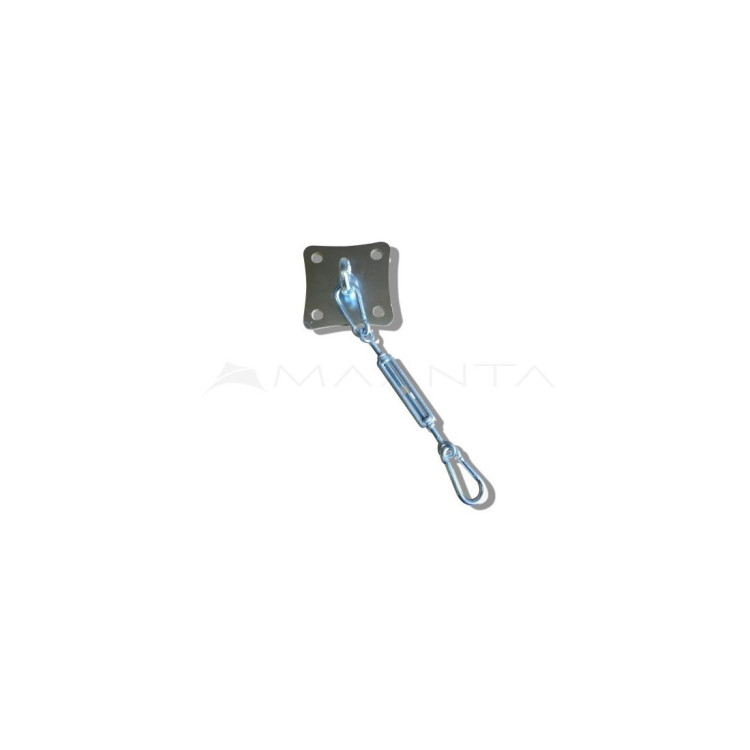 KIT DE FIXAÇÃO DE PAREDE ÚNICA DE AÇO INOX/GALVANIZADO
