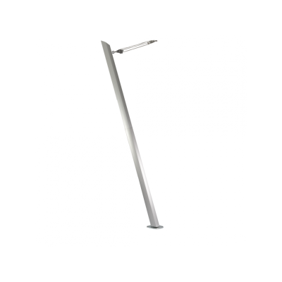 ALUMINUM MAST FOR SHADE SAIL WITH ADJUSTABLE HEIGHT ANTHRACITE