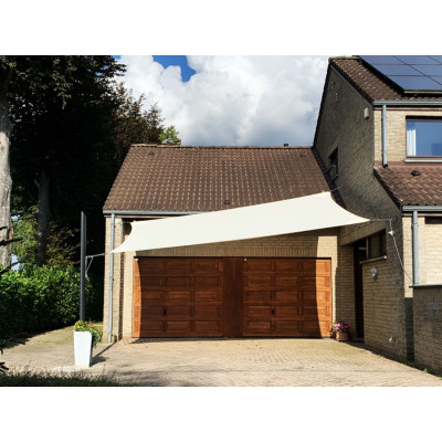 VOILE D'OMBRAGE SAILL IMPERMEABLE WEATHERTECH 3X6M GRIS NUAGE