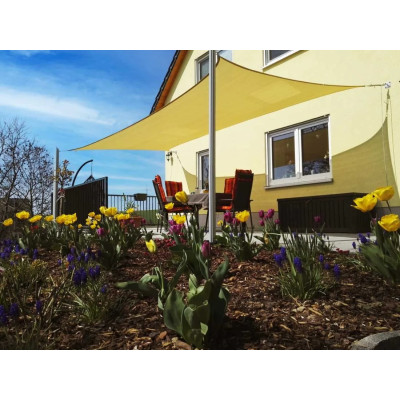 VOILE D'OMBRAGE AJOUREE EASYSHADE 3X4M IVOIRE