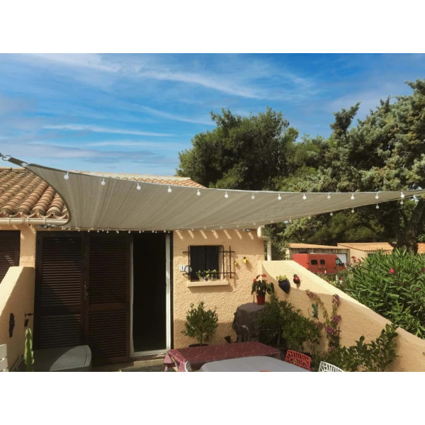 VELA EASYSHADE OPENWORK SOMBRA 3X4M MARFIM