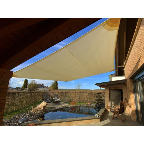 VOILE D'OMBRAGE AJOUREE SAILL 3X4M BEIGE