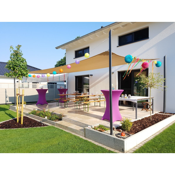 VELA EASYSHADE 2.0 IMPERMEÁVEL 3,5X4,5M BEGE