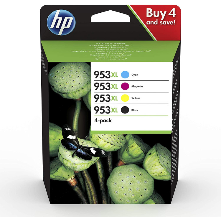 INK CARTRIDGE 953XL PACK (BLACK, CYAN, YELLOW, MAGENTA)