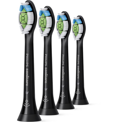 CABEÇAS DE ESCOVA DE DENTES SONICARE ÓTIMA COM SINCRONIZAÇÃO DE ESCOVA PRETA (X 4) 2